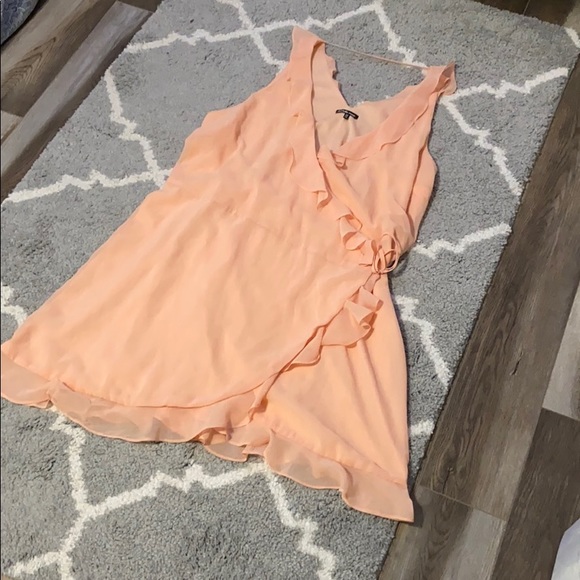 Peach wrap dress - Picture 6 of 6